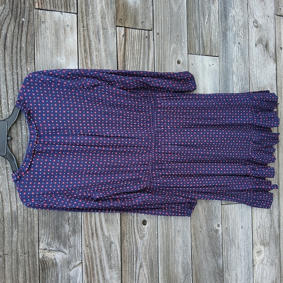 Draper James Dark Blue Dress Size Medium - Picture 10 of 14